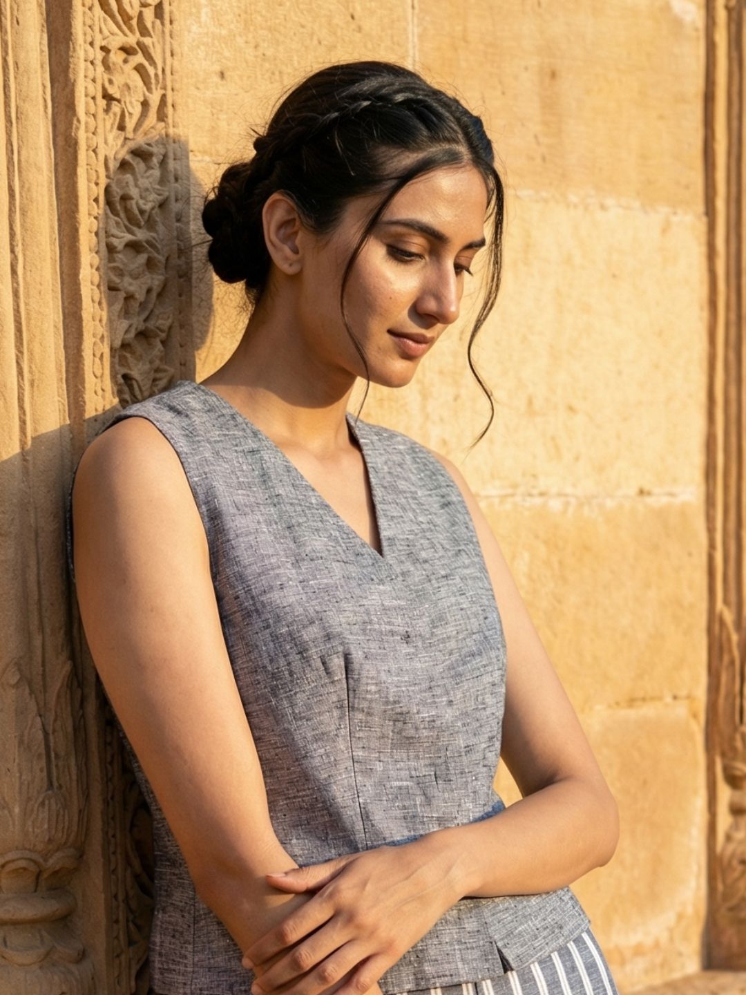 Structured vest topBT16