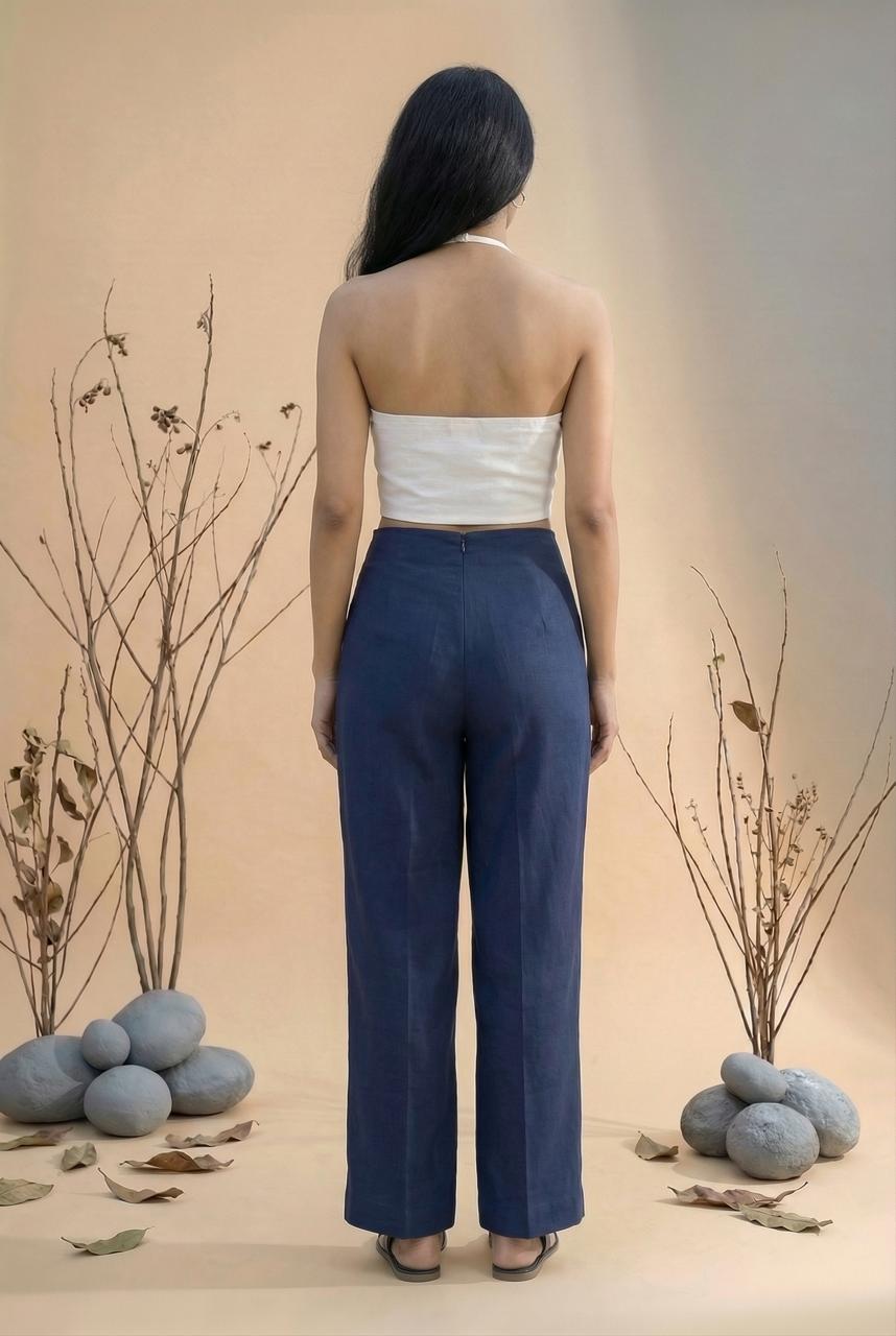 Navy Blue Straight pants