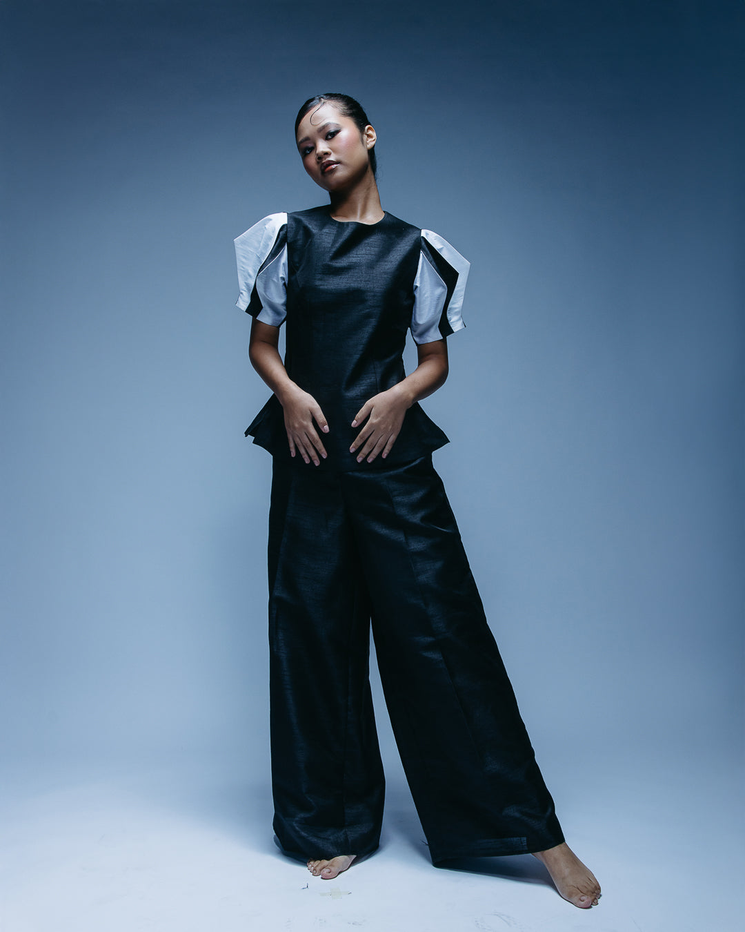 The Girlfriend Black Straight Pant main image 1