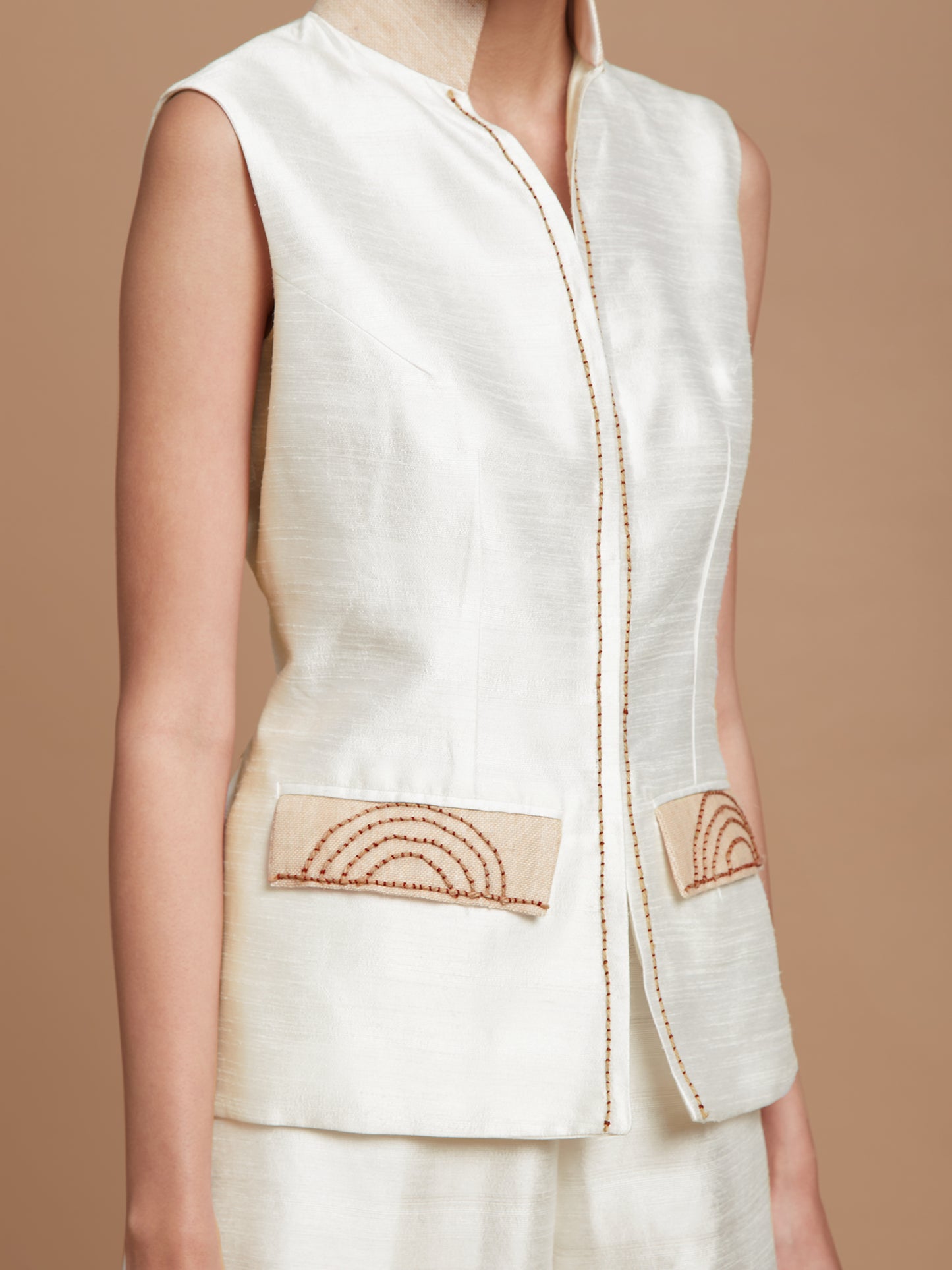 Collared vest