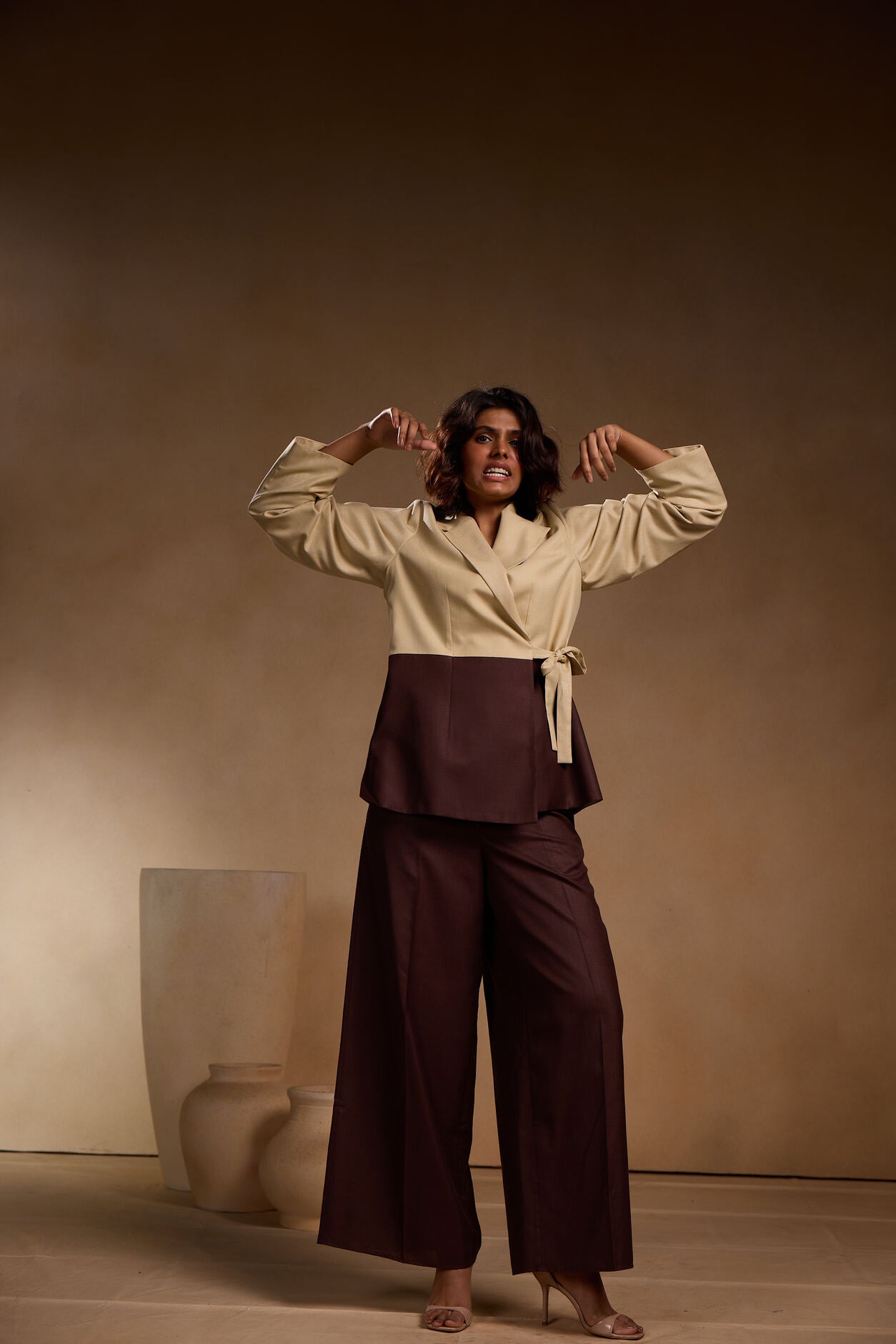 Cord Set - long sleeves jacket with Pants Set