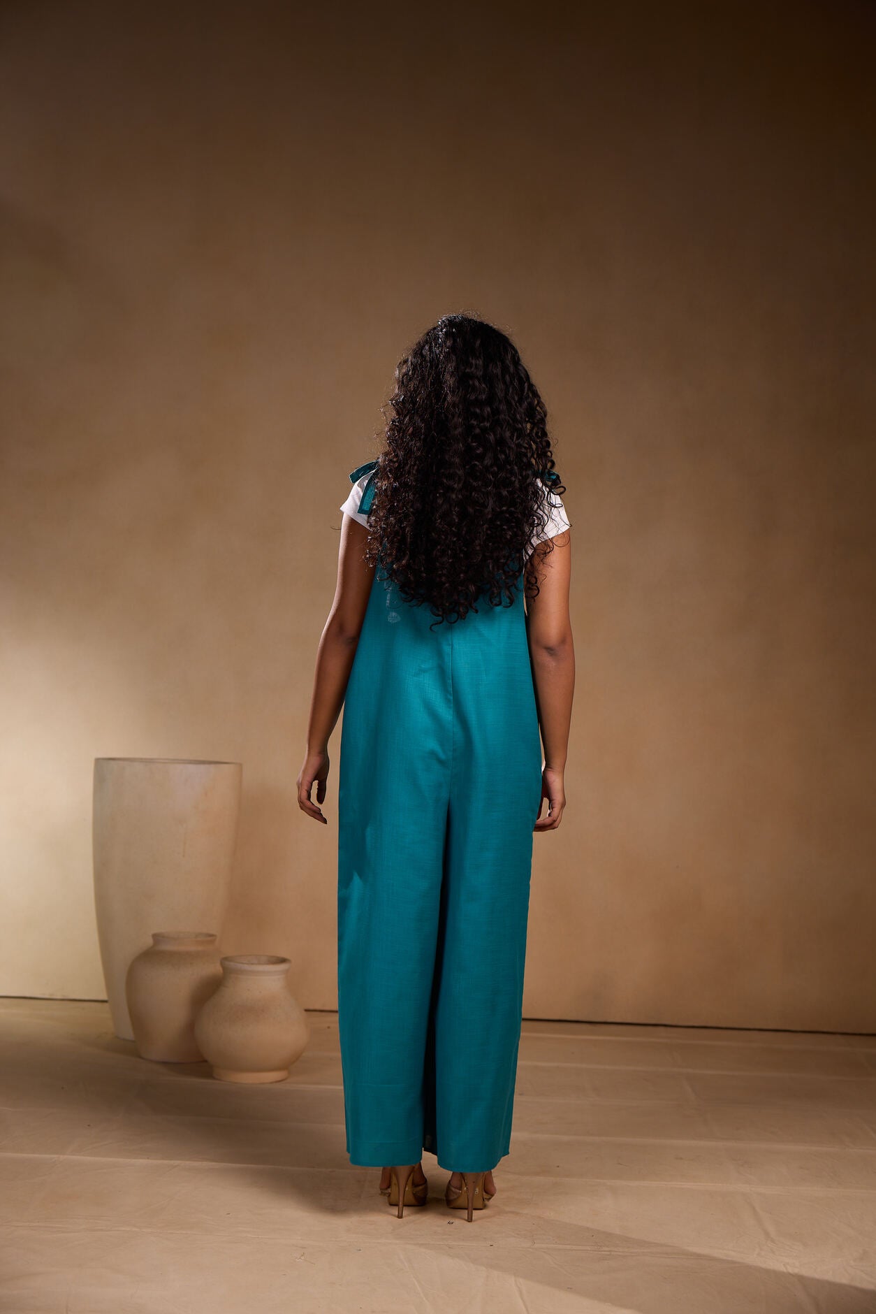 Blue Painted jumpsuit