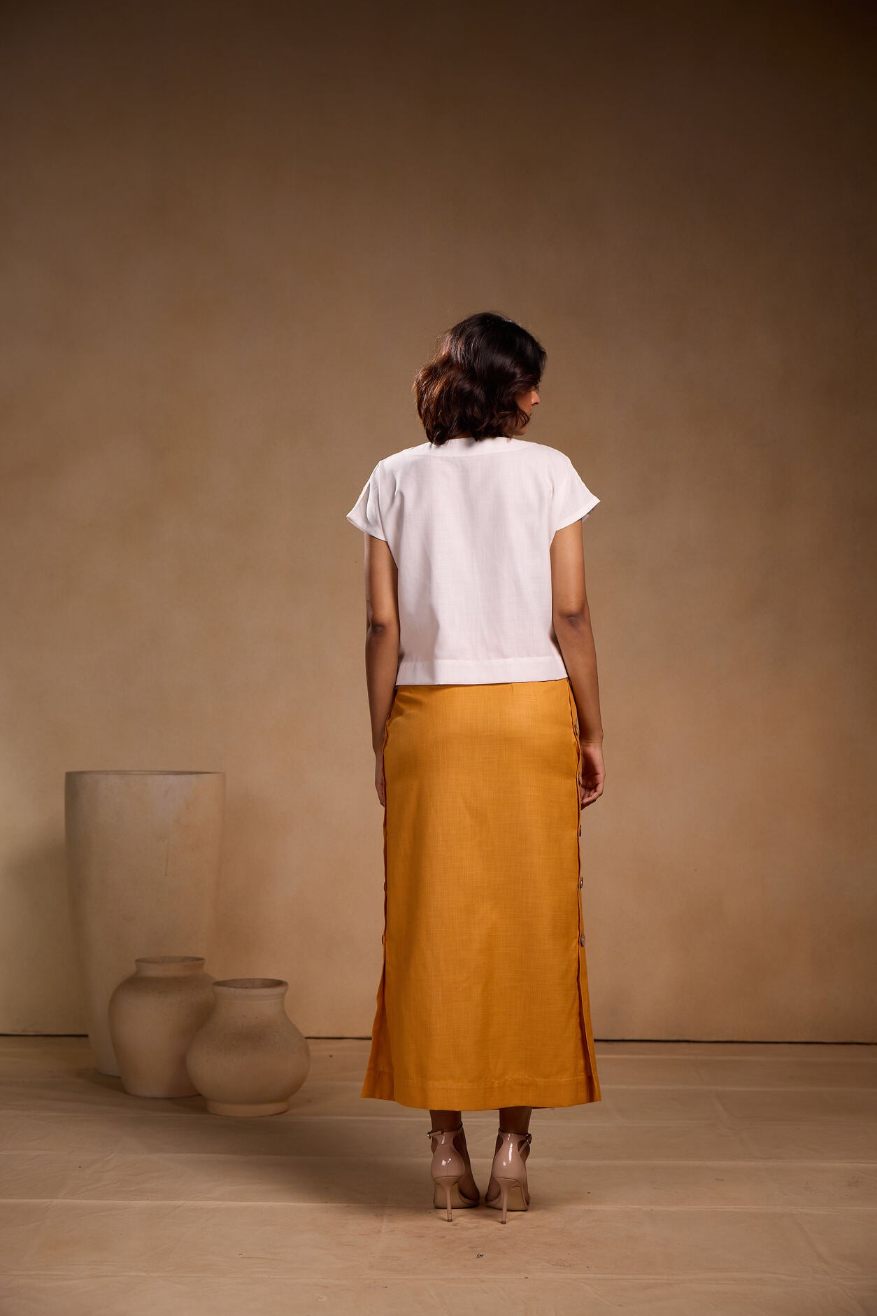 Kimono Yellow Skirt