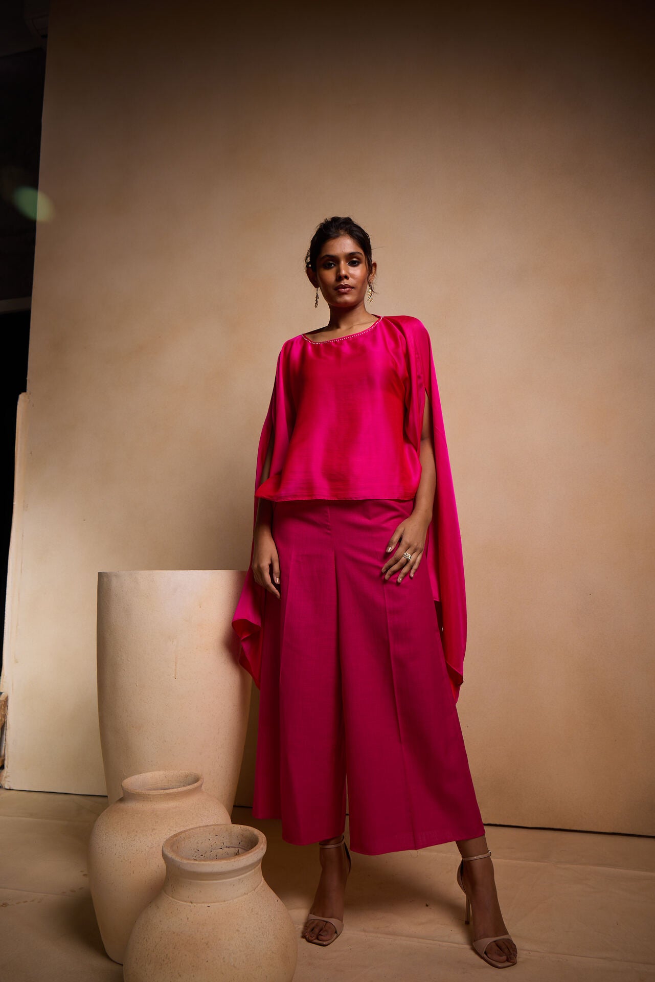Silk short kaftan