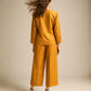 Yellow Cotton Co-ord Set for Women