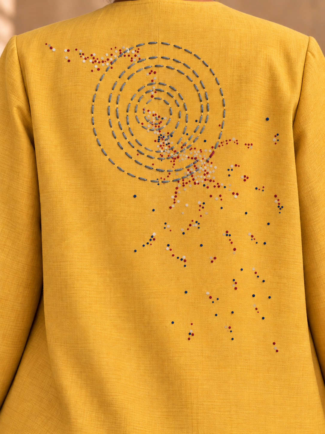 Grey and Yellow Reversible jacket