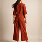 Rust Cotton Co-ord Set for Women