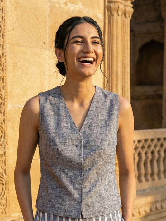 Structured vest topBT16