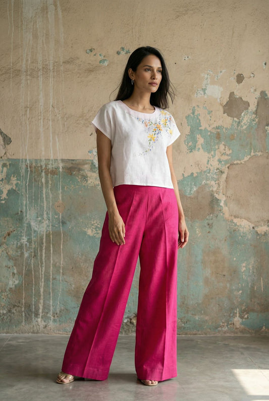 Pink  Women Trouser Pant