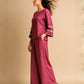 Dark Pink Top & Dark Pink Pant Co-ord Set for Women