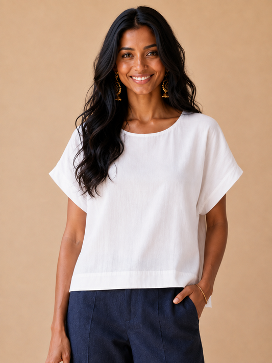 White Kimono top