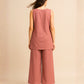 Brown Cotton Co-ord Set for Women