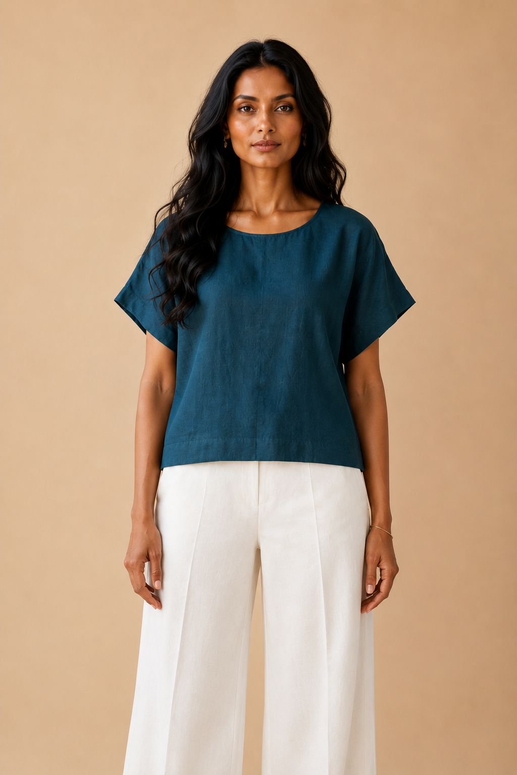 Teal Blue Kimono top