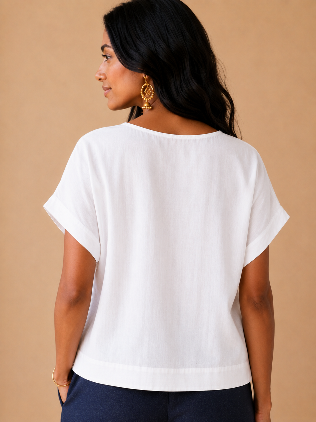 White Kimono top