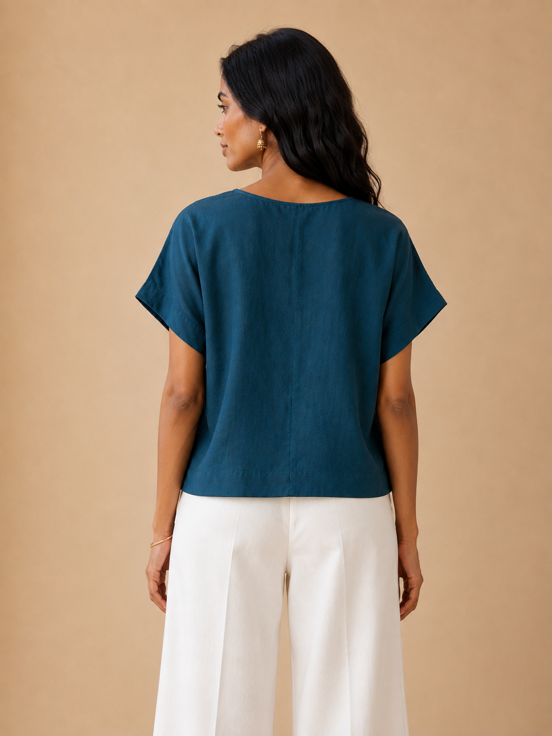Teal Blue Kimono top