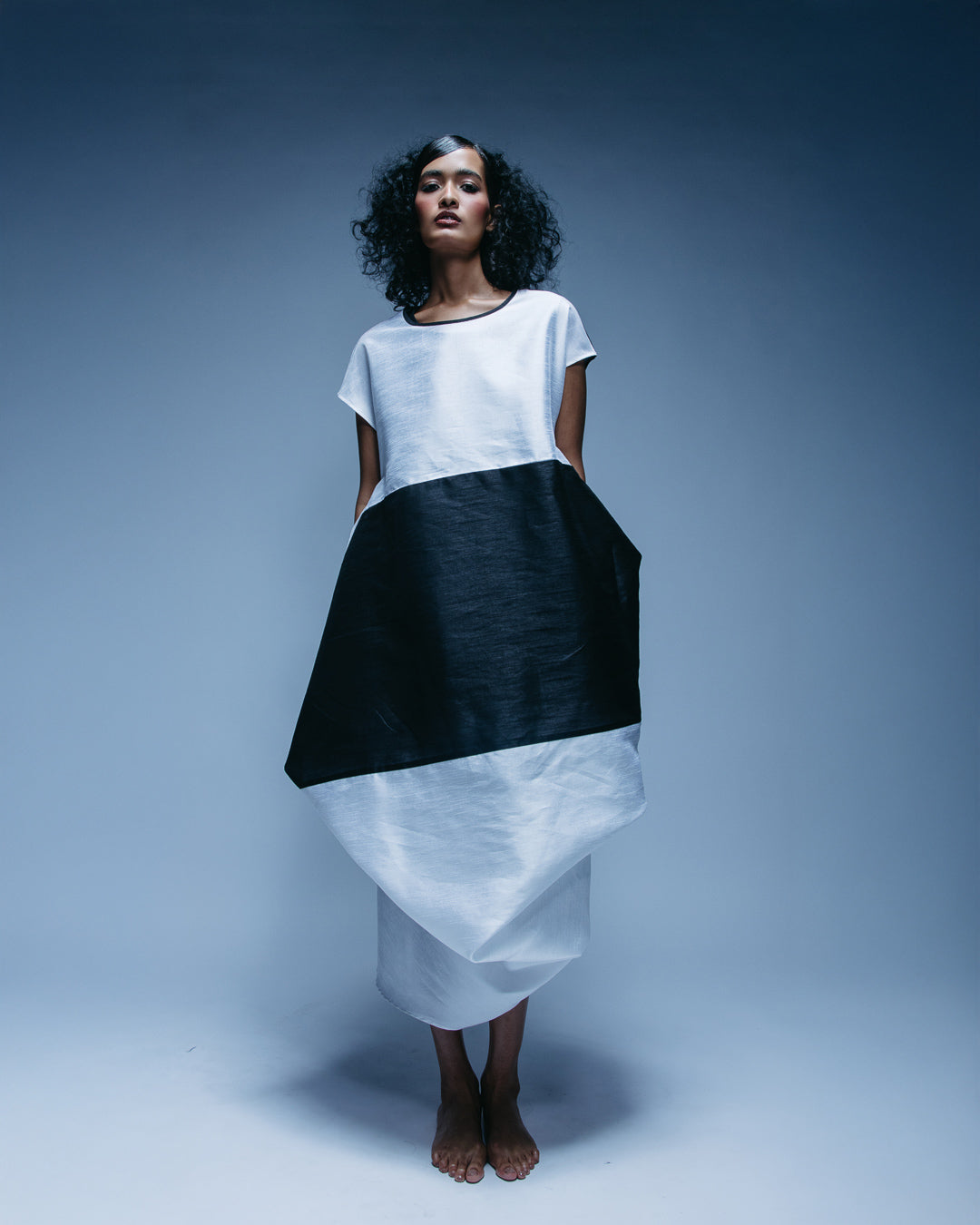 Black & White Zero Waste Dress