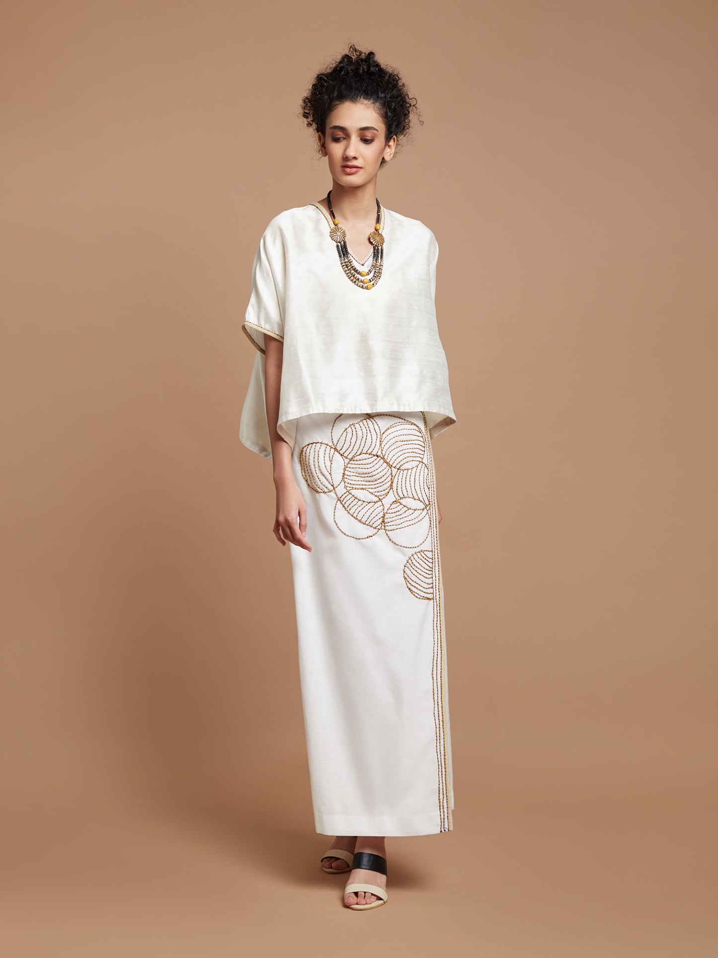 Short kaftan top