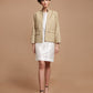 Structured collared jacket