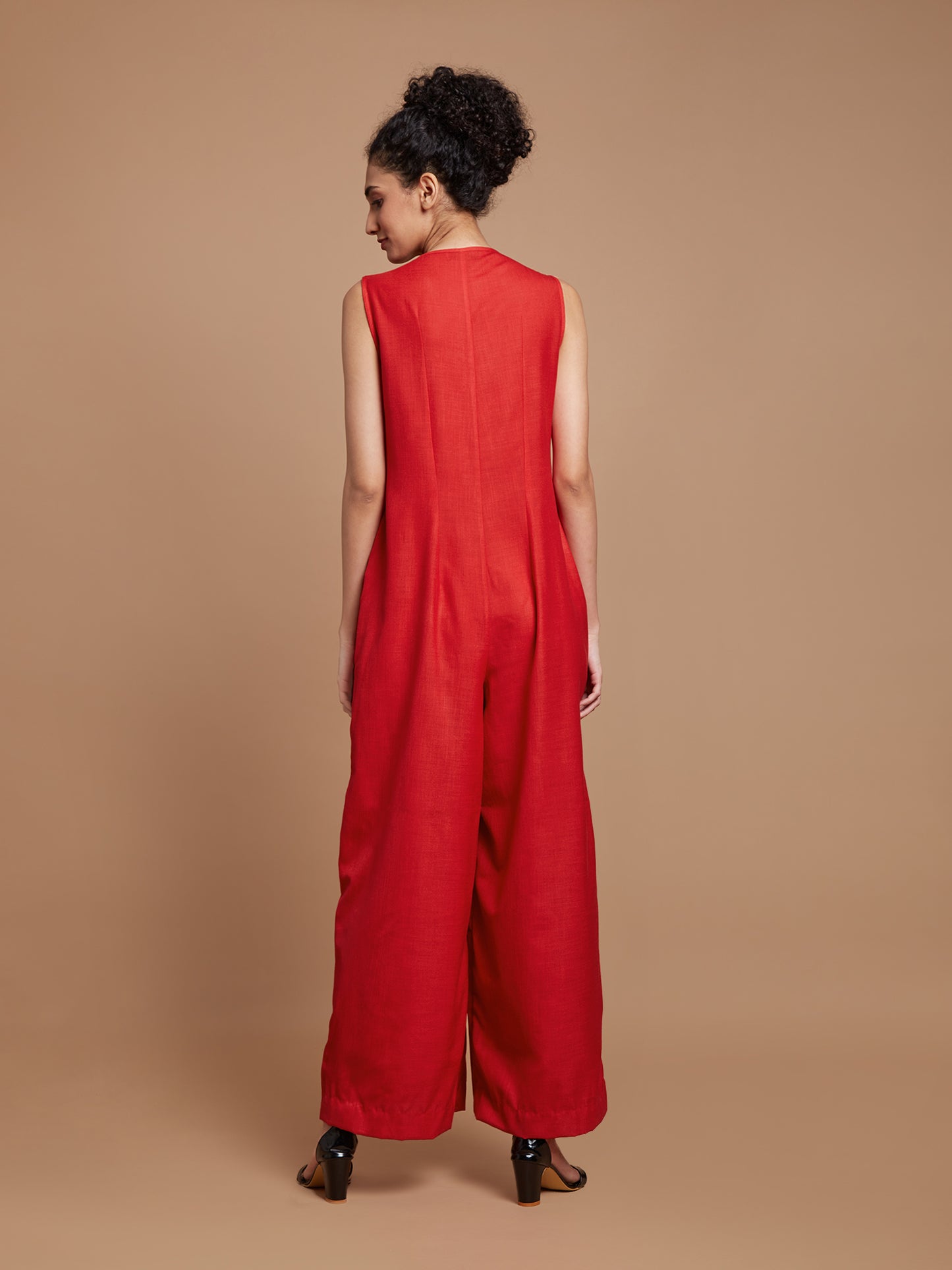 Red jumpsuit