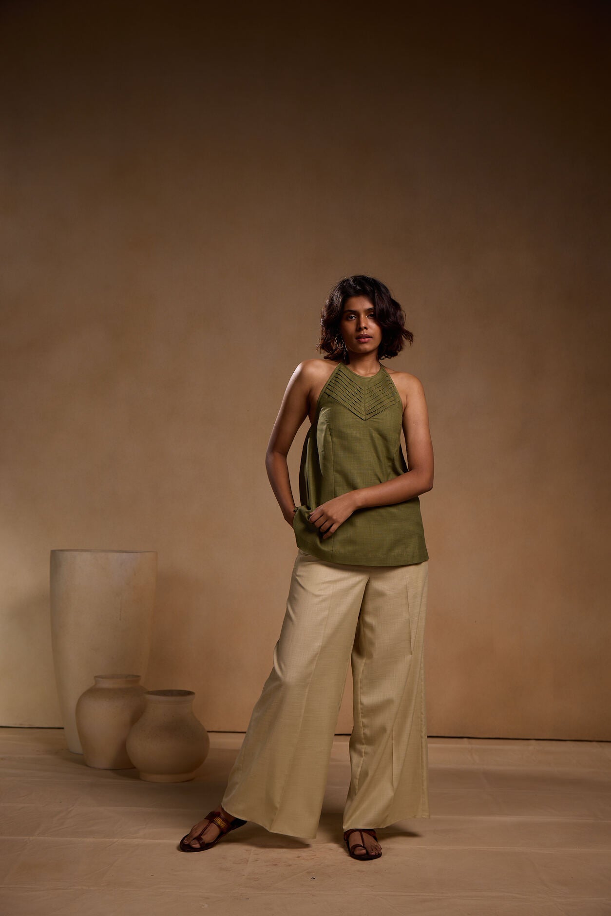 Cord Set - Halter top with Pant Set