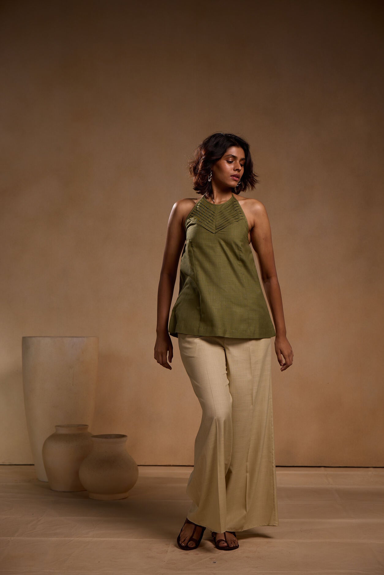 Cord Set - Halter top with Pant Set