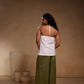 Halter White Top
