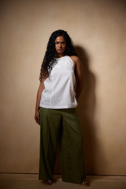 Cord set Halter top with Pant Set