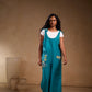Blue Painted jumpsuit