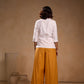 Shirt with pleated vest with Pant Set