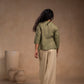 Cord Set - Pleated sleeves top with Pant Set