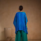 Silk mid-kaftan with big pearl and pant