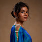 Silk mid-kaftan with big pearl