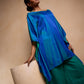 Silk mid-kaftan with big pearl and pant