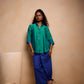 Blue Soft Silk Shirt