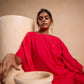 Red Long kaftan