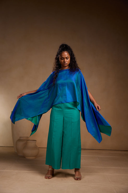 Silk short kaftan