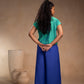 Kabuki Style Indigo Blue Cotton Wrap Pants