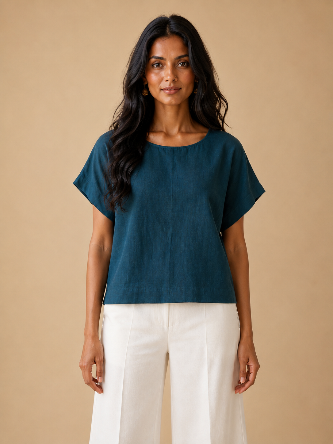 Teal Blue Kimono top