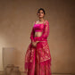 Pink silk lehenga