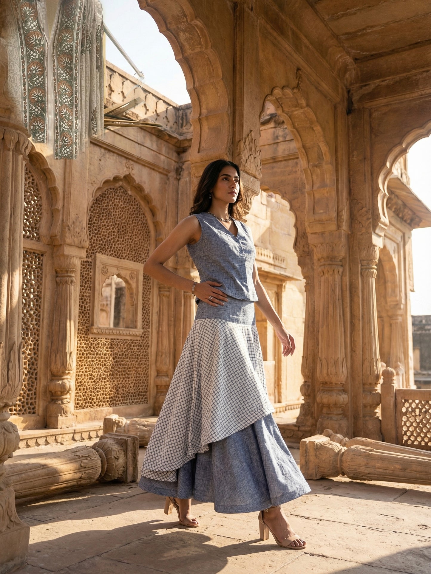 Skirt in layered